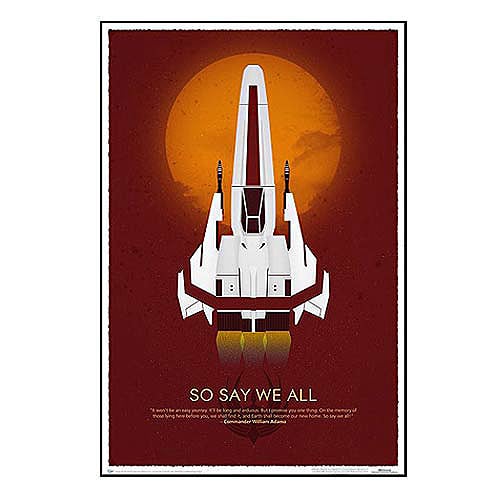 Battlestar Galactica 10th Anniversary Art Print